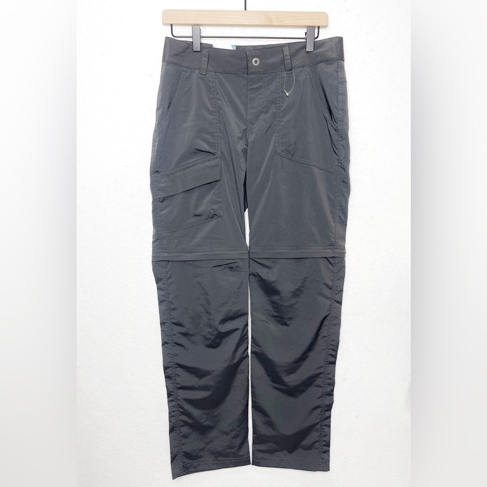 Columbia Omni-Shield Kestrel Trail Stretch Convertible Pants Grey Size 6 Shorts